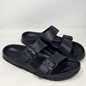 BIRKENSTOCK Unisex Arizona Essentials EVA Black Sandals EUR 37 | US L6 M4